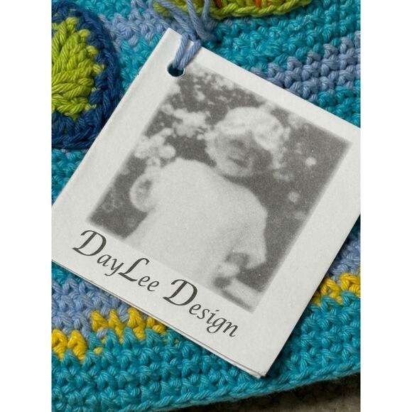 San Diego Hat Co NWT Boys Blue Bucket Hat 0-6M Fish Crochet Knitted Hat Cotton - Picture 5 of 7